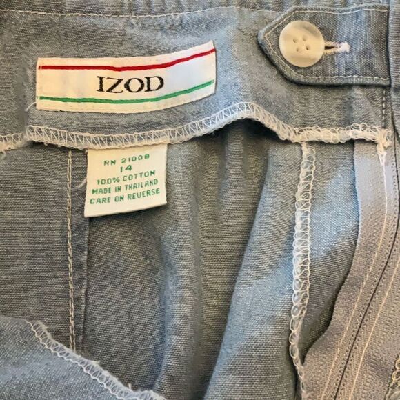 Deadstock Vintage ‘91 Izod Denim Tie Waist Maxi Skirt from Talbot’s! Size 14 jam - Picture 6 of 16